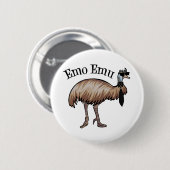 Emo Emu Ronde Button 5,7 Cm (Voorkant /achterkant)