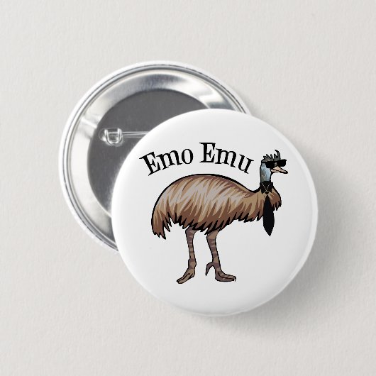 Emo Emu Ronde Button 5,7 Cm (Voorkant /achterkant)