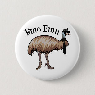Emo Emu Ronde Button 5,7 Cm