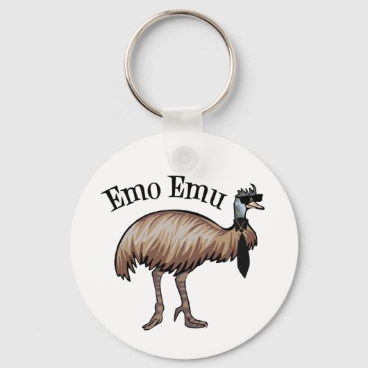 Emo Emu Sleutelhanger (Achterkant)