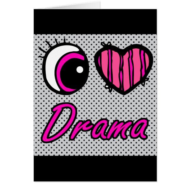 Emo Eye Heart I Love Drama (Voorkant)