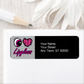 Emo Eye Heart I Love Lipgloss Etiket (Insitu)