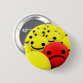Emo Face Ronde Button 5,7 Cm (Voorkant /achterkant)