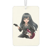 Emo girl with long black hair luchtverfrisser (Achterkant)