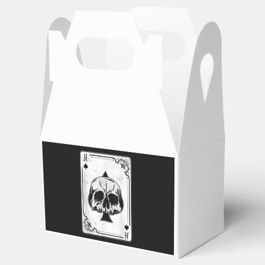 Emo Gothic and Punk Ace Spades Poker Game Bedankdoosjes (Geopend)