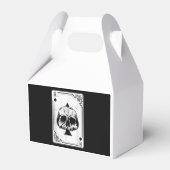 Emo Gothic and Punk Ace Spades Poker Game Bedankdoosjes (Voorkant Zijde)