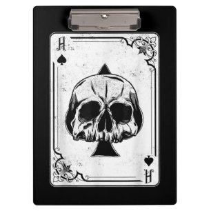 Emo Gothic and Punk Ace Spades Poker Game Klembord