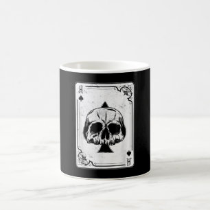 Emo Gothic and Punk Ace Spades Poker Game Koffiemok