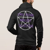 Emo - Gothic - Rock - Anarchy - T-shirt hoodie (Achterkant)