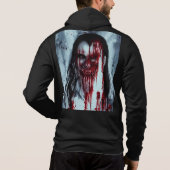Emo - Gothic - Rock - Anarchy - T-shirt hoodie (Achterkant)