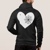 Emo - Gothic - Rock - Anarchy - T-shirt hoodie (Achterkant)
