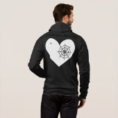 Emo - Gothic - Rock - Anarchy - T-shirt hoodie (Achterkant volledig)