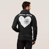 Emo - Gothic - Rock - Anarchy - T-shirt hoodie (Achterkant volledig)