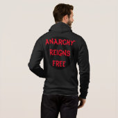 Emo - Gothic - Rock - Anarchy - T-shirt hoodie (Achterkant volledig)