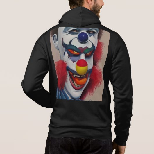 Emo - Gothic - Rock - Anarchy - T-shirt hoodie (Achterkant)