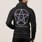 Emo - Gothic - Rock - Anarchy - T-shirt hoodie (Achterkant)