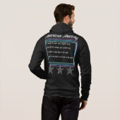 Emo - Gothic - Rock - Anarchy - T-shirt hoodie (Achterkant volledig)