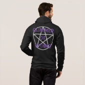 Emo - Gothic - Rock - Anarchy - T-shirt hoodie (Achterkant volledig)