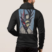 Emo - Gothic - Rock - Anarchy - T-shirt hoodie (Achterkant)