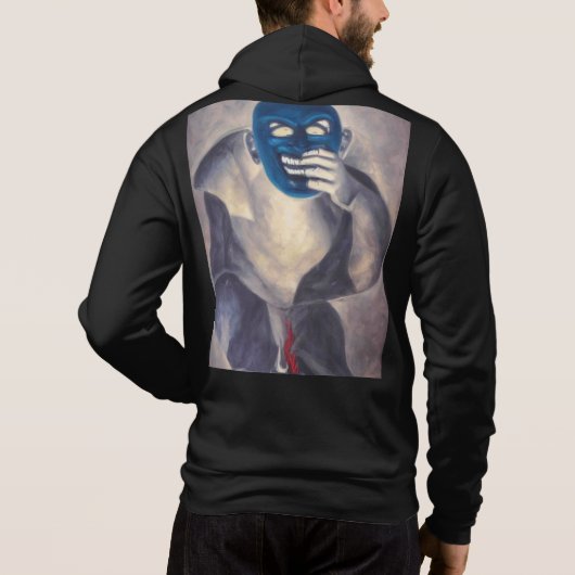 Emo - Gothic - Rock - Anarchy - T-shirt hoodie (Achterkant)