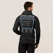 Emo - Gothic - Rock - Anarchy - T-shirt hoodie (Achterkant volledig)