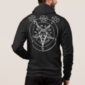 Emo - Gothic - Rock - Anarchy - T-shirt hoodie (Achterkant)