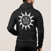 Emo - Gothic - Rock - Anarchy - T-shirt hoodie (Achterkant)
