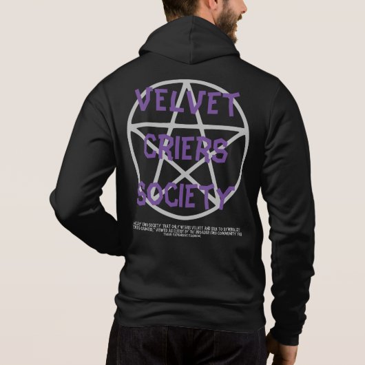 Emo - Gothic - Rock - Anarchy - T-shirt hoodie (Achterkant)