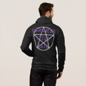 Emo - Gothic - Rock - Anarchy - T-shirt hoodie (Achterkant volledig)