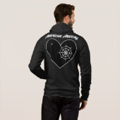 Emo - Gothic - Rock - Anarchy - T-shirt hoodie (Achterkant volledig)