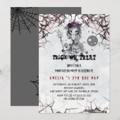 Emo Gothic Schattig Meisje Verjaardag Kaart (Voorkant / Achterkant)