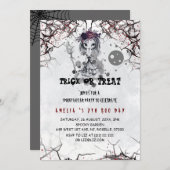 Emo Gothic Schattige Meisje Verjaardag Kaart (Voorkant / Achterkant)