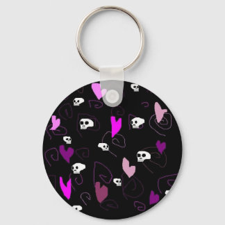 EMo & Gothic, Skulls en harten Sleutelhanger