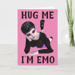 EMO GOTISCHE MEISJE ALLE GELEGENHEID KAARTEN