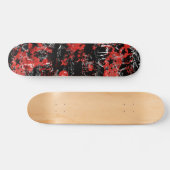 Emo Graffiti Rood Persoonlijk Skateboard (Horizontaal)