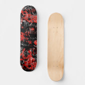Emo Graffiti Rood Persoonlijk Skateboard (Voorkant)