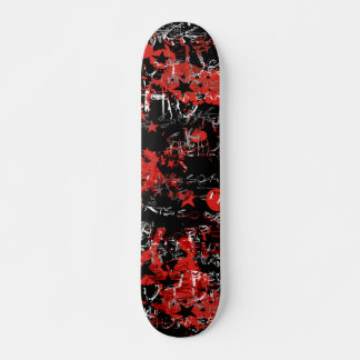 Emo Graffiti Rood Persoonlijk Skateboard