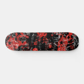 Emo Graffiti Rood Skateboard (Horizontaal)