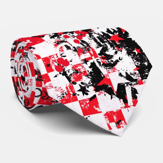 Emo Grunge Stropdas (Opgerold)