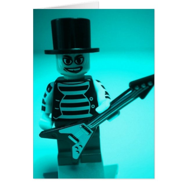 Emo Guitarist Custom Minifig door CustomizeMyMinif (Voorkant)