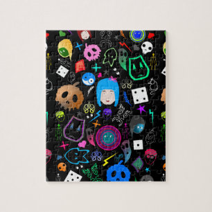 Emo Halloween patroon Legpuzzel