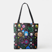 Emo Halloween patroon Tote Bag (Achterkant)