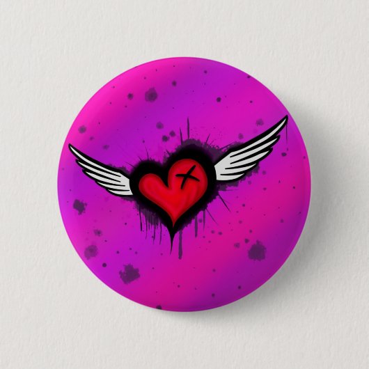 emo heart button (Voorkant)