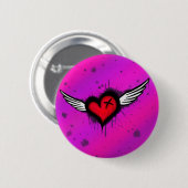 emo heart button (Voorkant /achterkant)