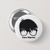 Emo Hipster Ronde Button 5,7 Cm (Voorkant /achterkant)