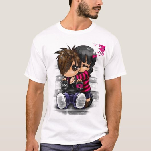 emo hug t-shirt (Voorkant)
