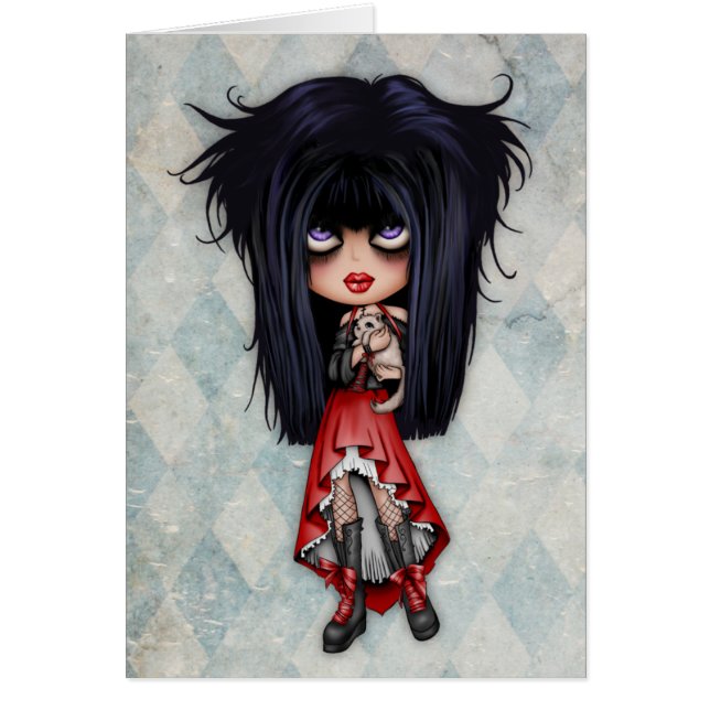 Emo-Kat-kaart (Voorkant)