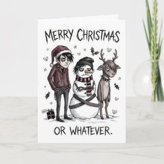 Emo Kerstmis – Prettig Kerstfeest Of Wat Dan Ook Kaart
