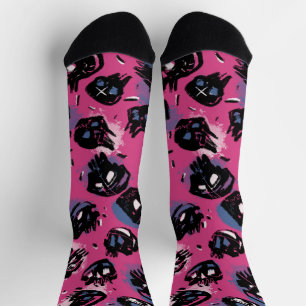 Emo Kleding & Schoenen Vrouwen Mode Crew Sokken