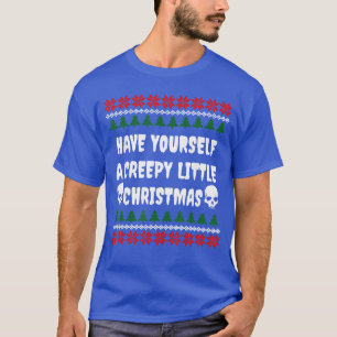 Emo lelijke kersttrui enge griezelige kerst t-shirt